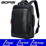 BOPAI 15.6 Inch Laptop Backpack Men