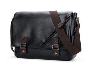 BAILLR Leather Messenger Bag