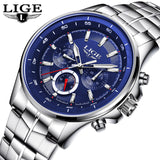 LIGE Mens Watch