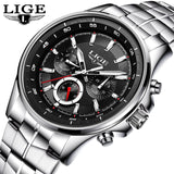 LIGE Mens Watch