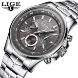 LIGE Mens Watch