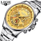 LIGE Mens Watch