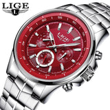 LIGE Mens Watch