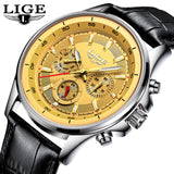 LIGE Mens Watch