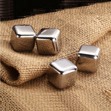 Reusable Stainless Steel Chilling Cube Stones Pack