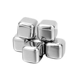 Reusable Stainless Steel Chilling Cube Stones Pack